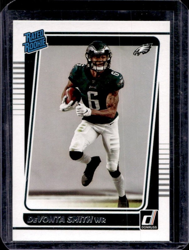 2021 Panini Donruss DeVonta Smith RC Rated #261 Eagles Rookie