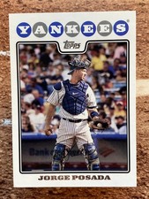 Jorge Posada 2008 Topps #297 New York Yankees