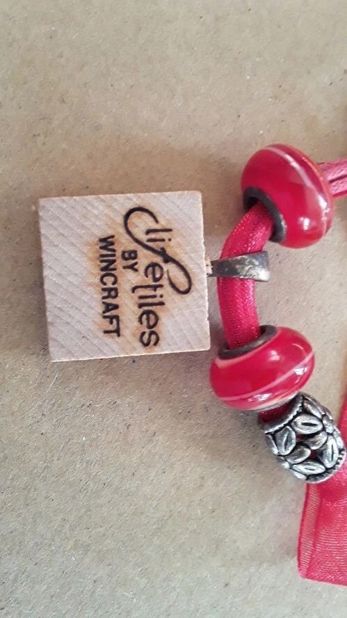 BOSTON RED SOX 2013 WORLD SERIES CHAMP LIFETILES 19" BEAD RIBBON+TWINE NECKLACE - Image 3 of 4