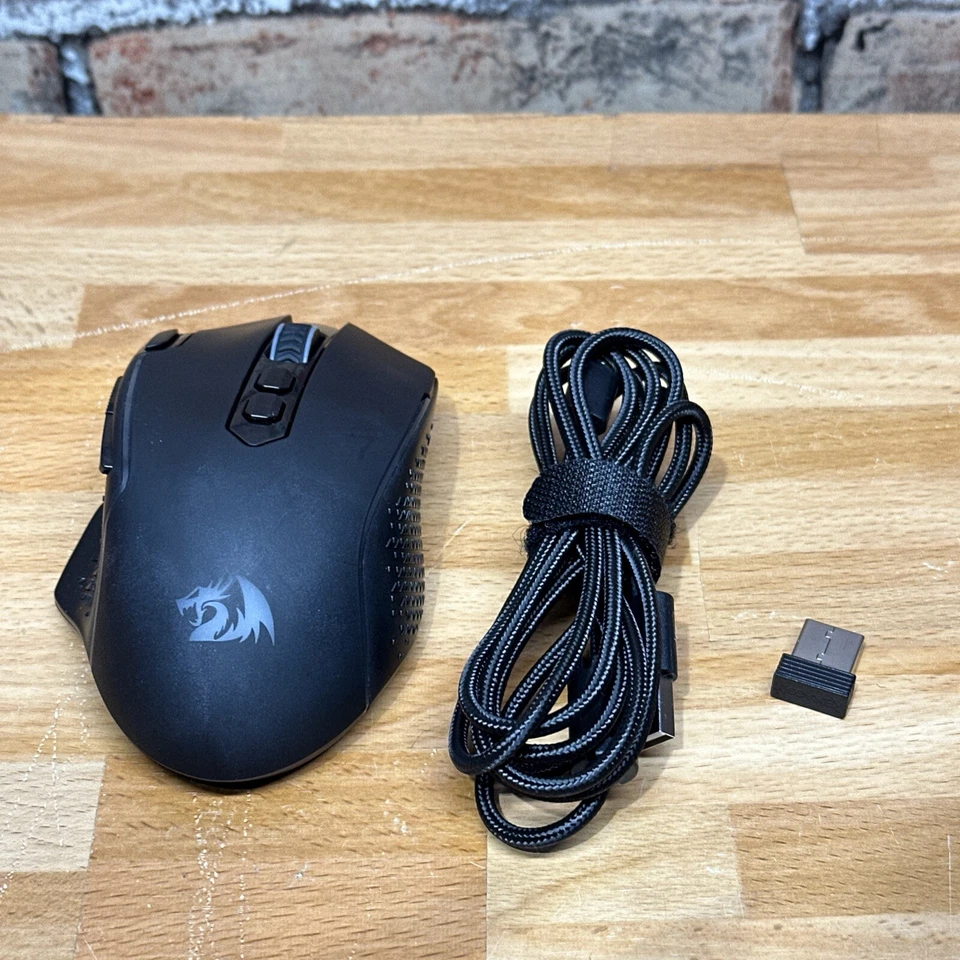 Redragon TAIPON Pro Wired & Wireless Gaming Mouse, 10,000 DPI, M810RGB-PRO - Image 3 of 4