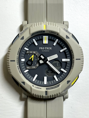 CASIO PRO TREK PRJ-B001-7JF Gray Solar Bluetooth Men's Watch