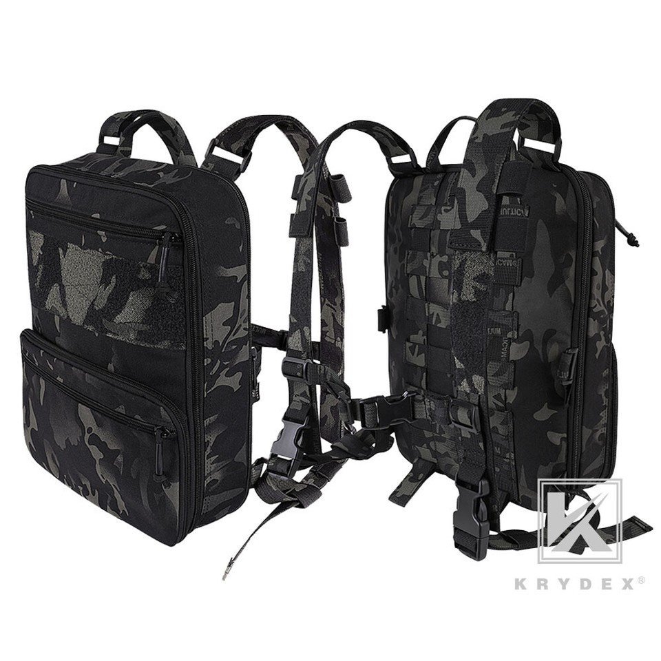 KRYDEX D3CR Chest Rig Harness Mag Pouches Flatpack Backpack Expandable ...