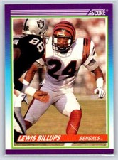 1990 Score #487 Lewis Billups