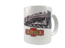 TRAIN COFFEE MUG |  PENNSYLVANIA RAILROAD #1361 K4 Locomotive