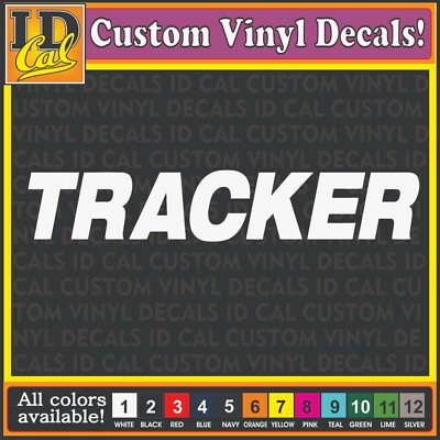 tracker boats marine boat fishing car truck laptop decals