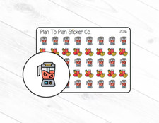 2036 Fruit Smoothie Planner Stickers.