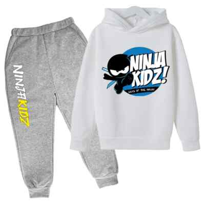 Ninja Kidz Jongens Trainingspak Hoodies Kids Sweatshirt Lange Mouw voor