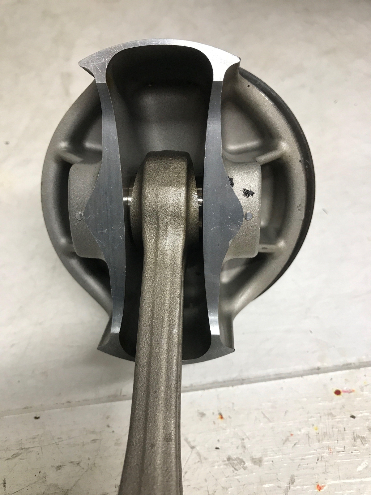 2017-2020 FERRARI GTC4LUSSO (A) 6.3L V12 PISTON HEAD CONNECTING ROD 62904162 OEM