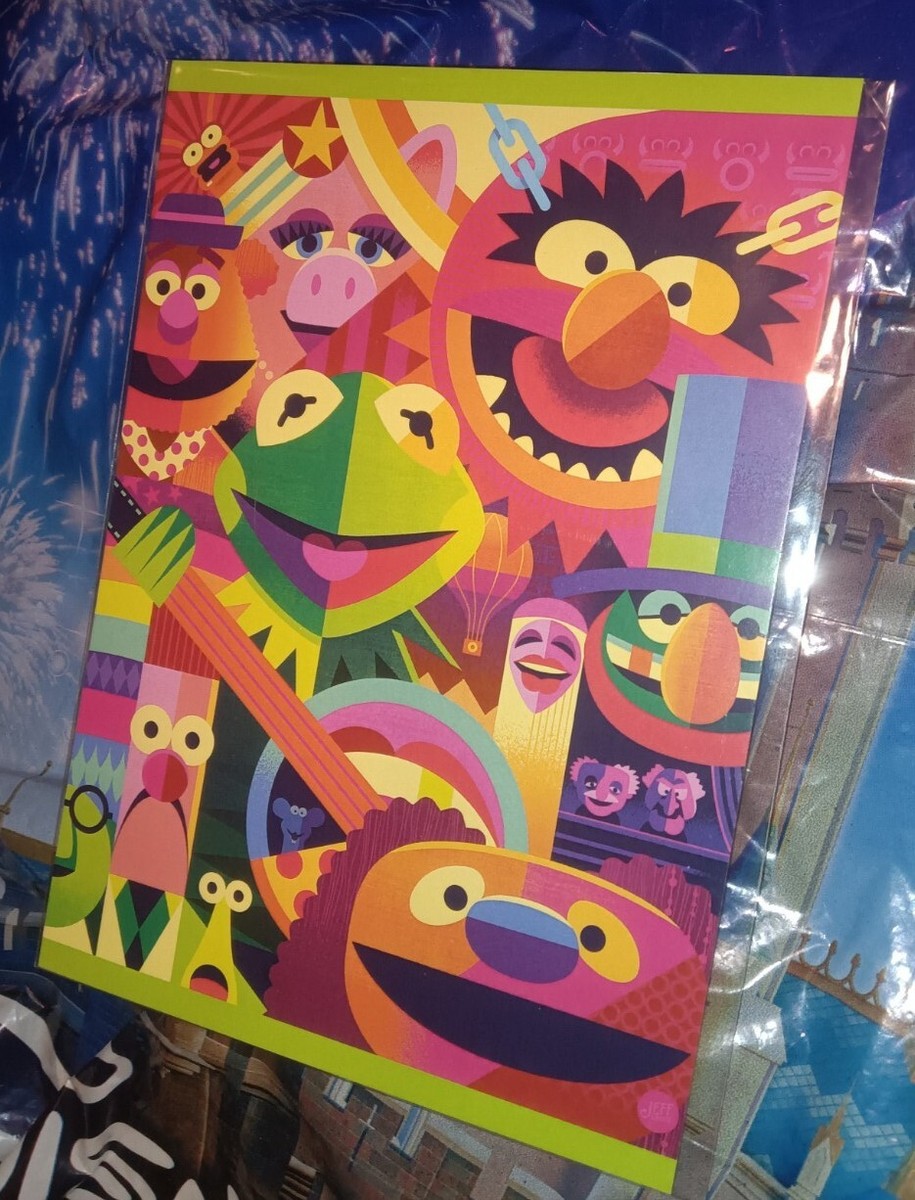 Disney Parks WonderGround Jeff Granito Time To Meet Muppets 5x7