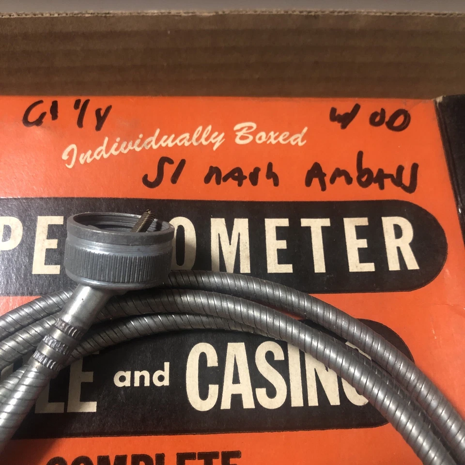Conjunto de cable velocímetro Nash Ambassador 1951 en caja CC618 Foto 3 de 3