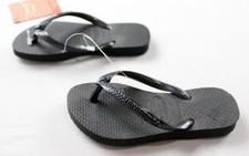 Havaianas Unisex Toddler's Basic Slim Flip Flops JL3 Black Size US:9 UK:8