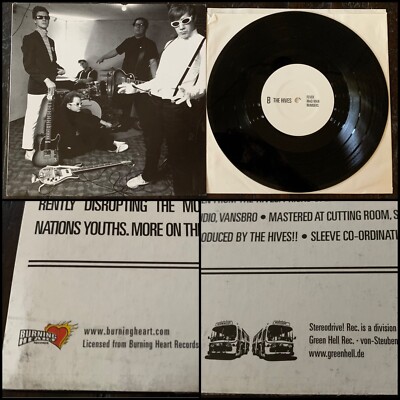 THE HIVES aka I-D-I-O-T EP 10  Black Vinyl 1st Press NEW UNPLAYED-The Dragtones