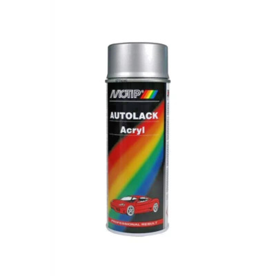 Motip 55350 Motip Silver  Acrylic Car Spray Paint 400ml Ford Vaux Jag LR /BLMC +