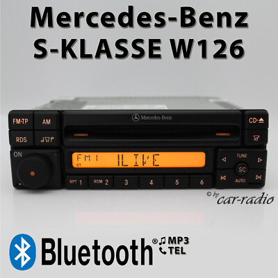 Original Mercedes W126 Radio Special CD MF2297 Bluetooth Radio MP3 C126 S-Klasse