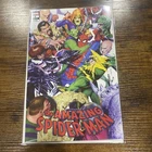 AMAZING SPIDER-MAN #1 * NM+ * MIKE MAYHEW TRADE VARIANT VENOM GREEN GOBLIN ROUGE