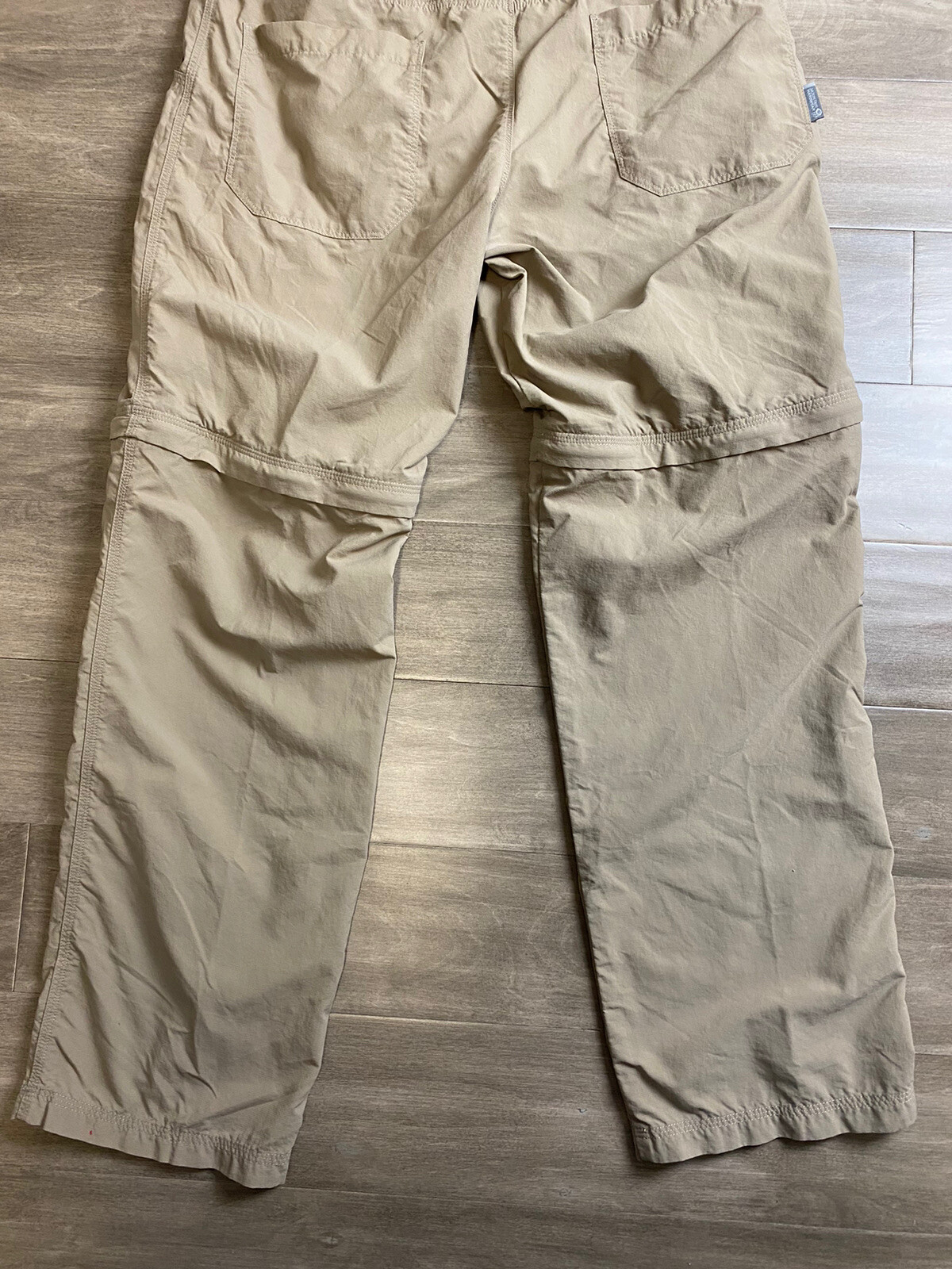 Mountain Hardwear Mens 34x32 Pants Beige Tan Outdoor Hiking Belted