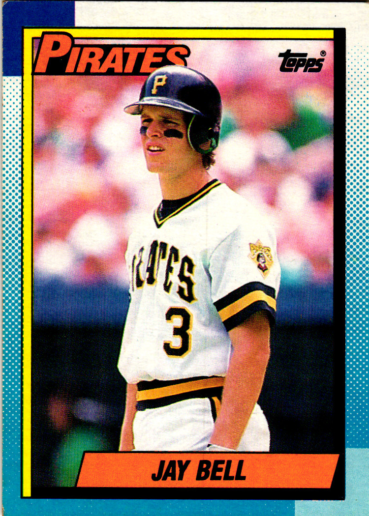 1990 Topps Baseball Pittsburgh Pirates Jay Bell #523