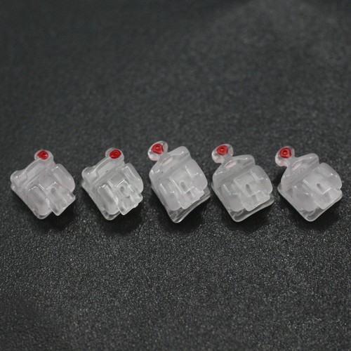 Dental Kieferorthopädische Selbstligierende Brackets Keramik Zahnspange Roth MBT 022 345 Damon - Bild 11 von 48
