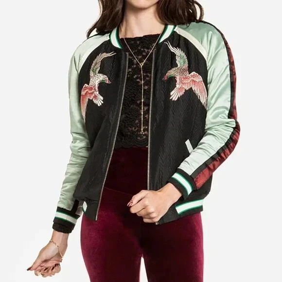 Oriental bomber hotsell jacket womens