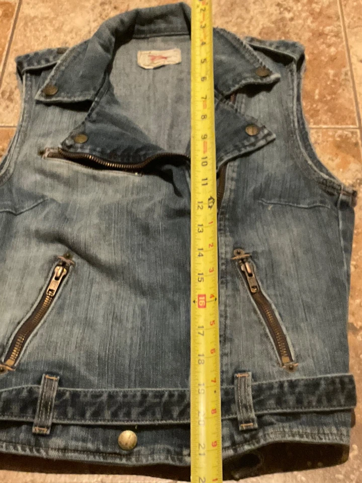 CHALECO DE MOTO DE DENIM CURRENT/ELLIOT (TALLA 1) Foto 3 de 4