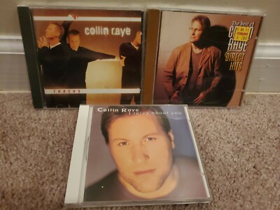 Lot of 3 Collin Raye CDs: Direct Hits, Tracks, I Think About You