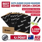 <!--F#f_0-->Butyl Car Sound Deadener Heat Insulation Noise Waterproofing Foam Auto Shield AU<!--F/-->