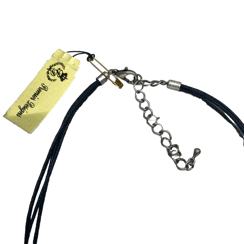 Collar colgante Premier Designs Jewelry Haven cruz de plata y latón con cristales Foto 4 de 4