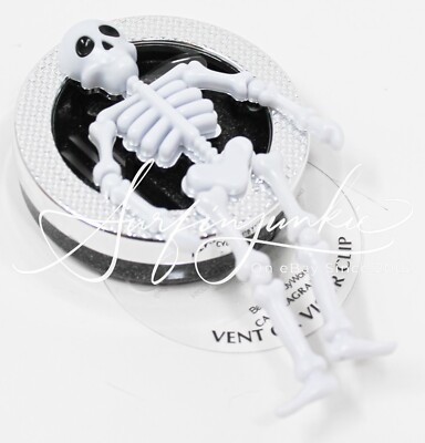 Bath Body Works Scentportable Holder Car Visor Vent Halloween Skeleton 2024 New