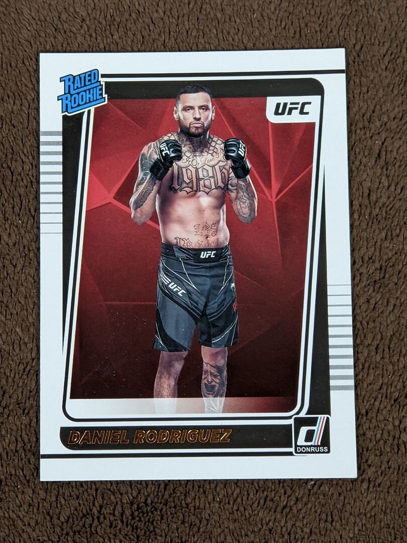 2022 DONRUSS UFC RATED ROOKIE 203 Daniel Rodriguez - Welterweight