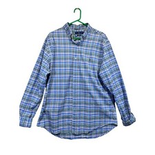 Polo Ralph Lauren Mens Slim Fit Stretch Oxford Shirt Multicolor Check 2XL XXL