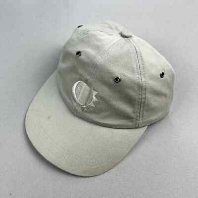 Vintage Marlboro Hat Cap Strapback Cream Beige Sun Moon Team Gear 99 Cigarette