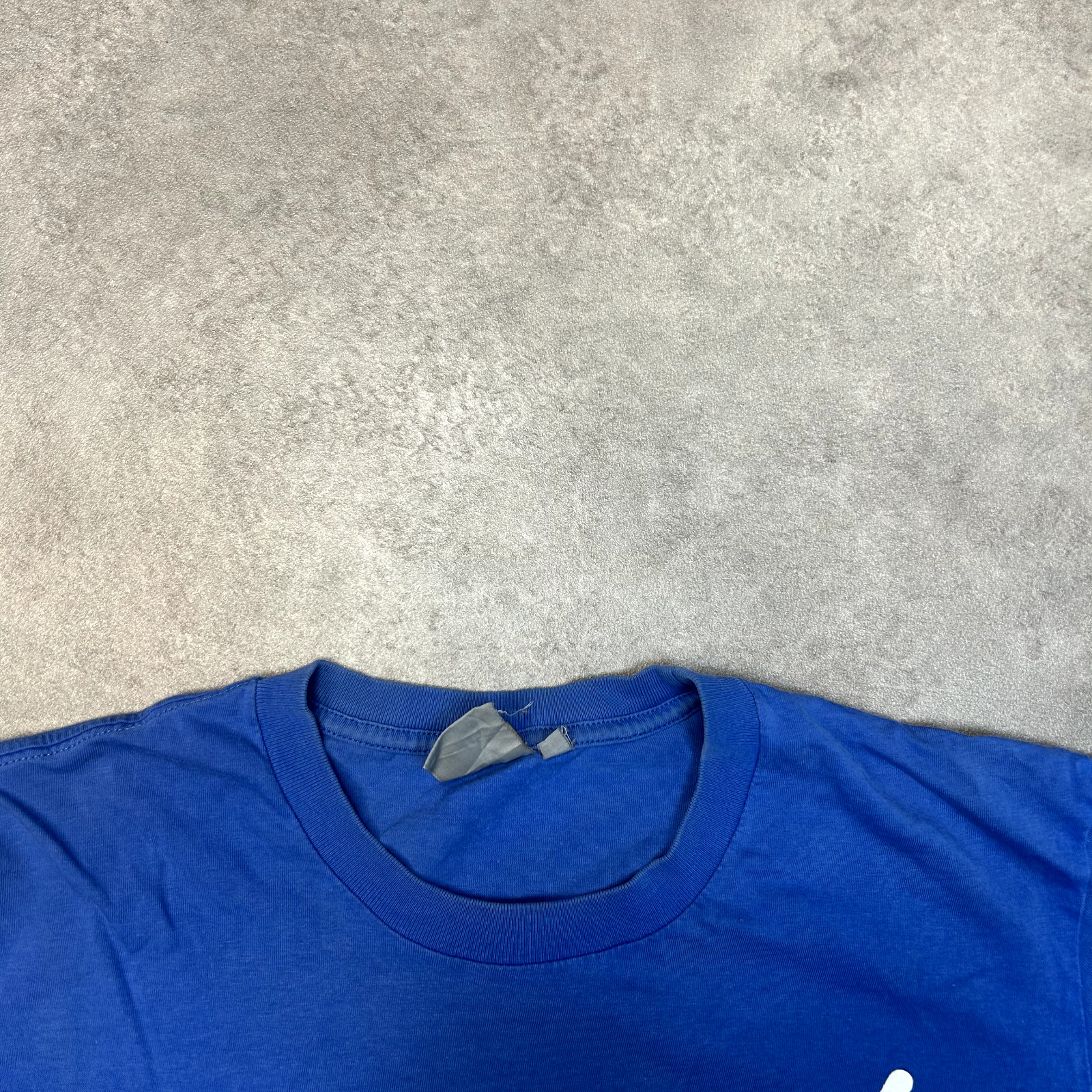 Carhartt T-Shirt Mens Y2K USA Short Sleeve Spell Out Workwear Tee, Blue, Large image 3