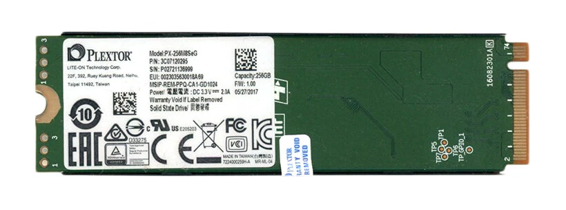 SSD PLEXTOR PX-256M8SeG 256GB Tlc Pcie M.2 - Image 2 of 2
