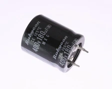 (8pcs) 180uF 400V DC Radial Snap In Mount Electrolytic Capacitor 105C 400MXG181M