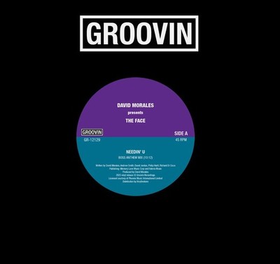 David Morales Presents The Face Needin' U 12'' vinyl record 2025 Reissue