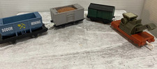 Thomas  Friends TrackMaster Lot Of 4 Train Cars Sodor Mining Quarry Cargo