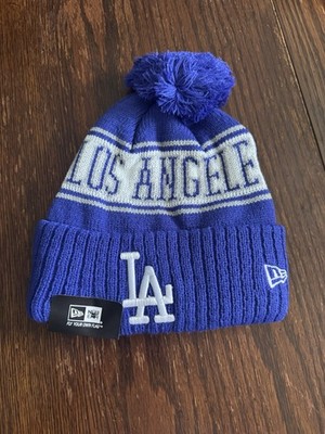 Los Angeles Dodgers MLB New Era Pom Knit Hat Cap Brand New