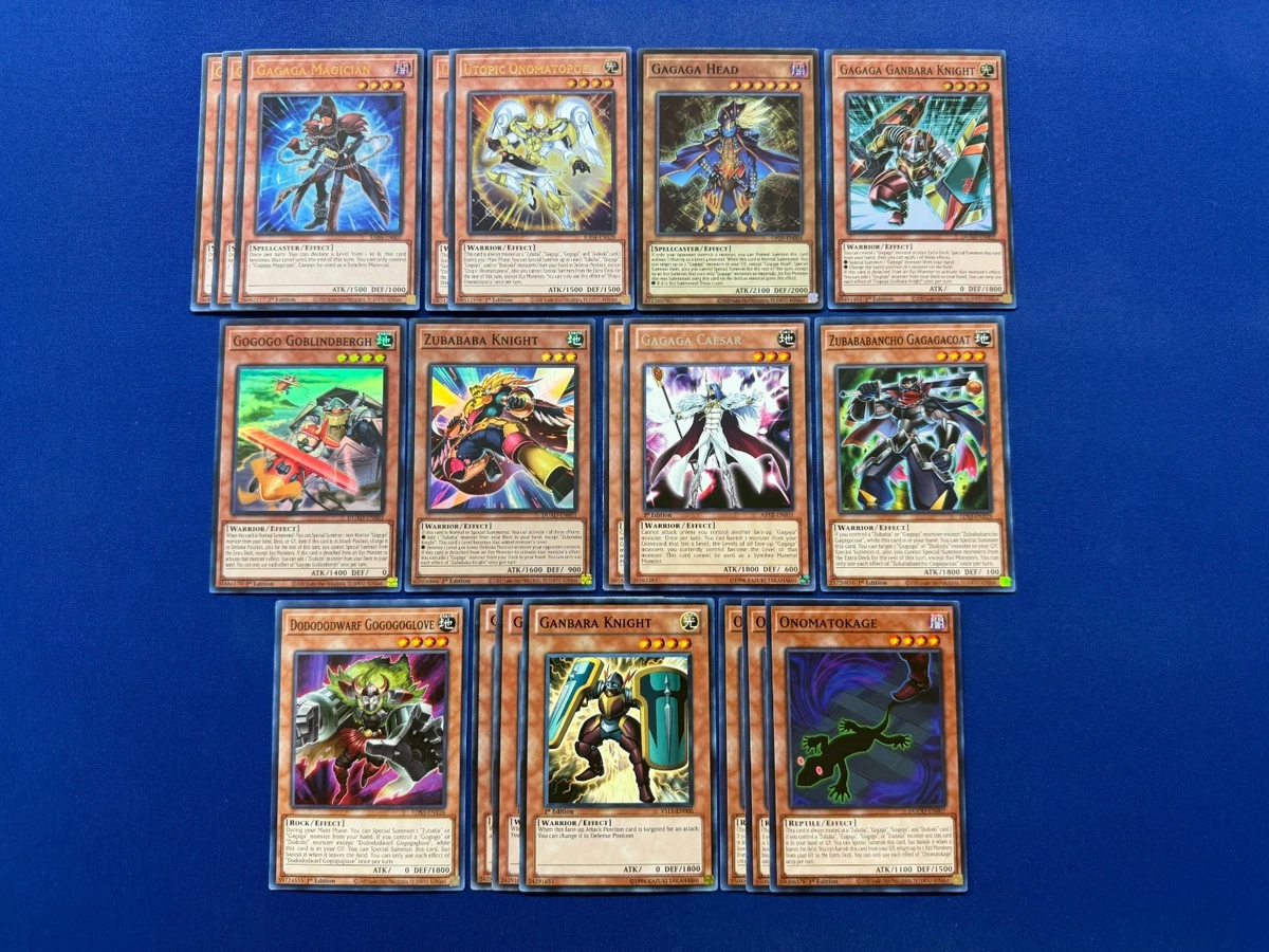 Yu-Gi-Oh! ZEXAL - Yuma Tsukumo's Complete Gagaga Xyz Deck