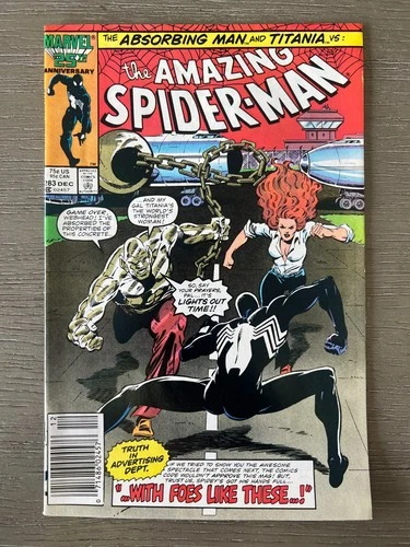 Amazing Spider-Man #283 Absorbing Man Marvel Comics 1986 Very Fine 8.0