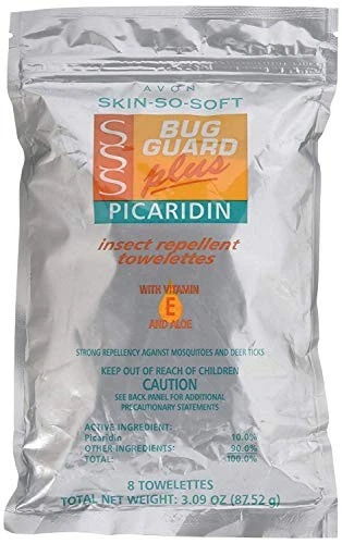 Avon Lot of 2 Skin So Soft Bug Guard + Picaridin Towelettes 8's - Image 2 of 4