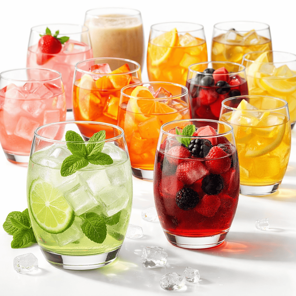 TrinkgläSer 12Er Set WassergläSer GläSer Wasserglas Trinkglas Cocktail 350 Ml-image