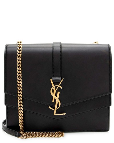 Saint Laurent Black Sulpice Medium Shoulder Bag