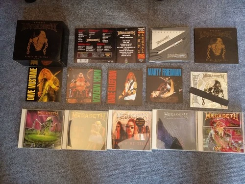 Megadeth – Megabox Single Collection Japan CD w/obi pfct TOCP-7591~95