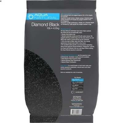 10lb Diamond Black Gravel: Enhance Your Aquarium with Natural Elegance