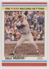 1988 Fleer Baseball Record Setters Box Set Dale Murphy #27 0w8