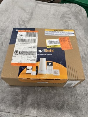 SimpliSafe Smart Home Security System (7-Piece Kit)   Base Station, Keypad-NEW