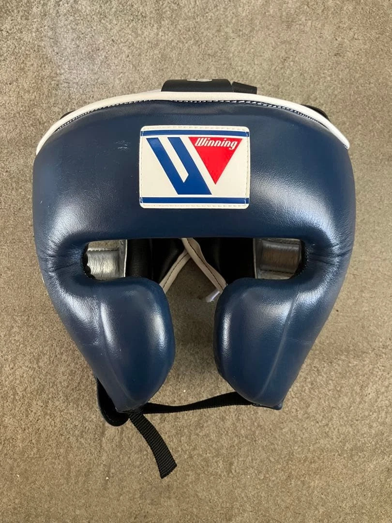 た*た様 新品未使用Winning ヘッドギア ネイビー シルバーLサイズ Winning Blue Boxing & MMA Protective Head Gear for sale | eBay