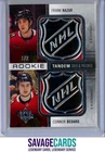 2024-25 UD Ultimate Collection Rookie Tandem Shield Patches Nazar / Bedard 1/2