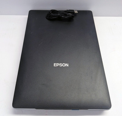 Epson Perfection V19 Flatbed Scanner USB Powered 4800dpi Tested Working