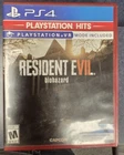 Resident Evil 7 Biohazard - PS4 Playstation 4 - Cleaned, Tested, Working!